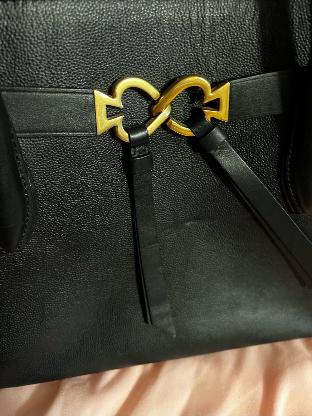 kate spade Black Leather toujour Tote with Gold Accent - Picture 5 of 5